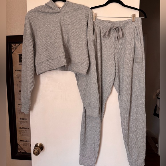 Alo Muse Sweatpant & Hoodie Set - Picture 4 of 5